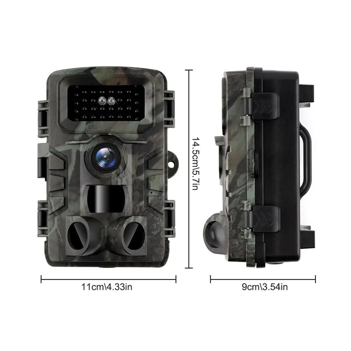 58MP Night Vision Trail Camera for Wildlife Observation and Security