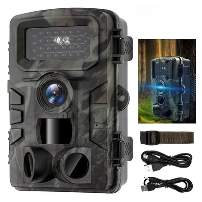 58MP Night Vision Trail Camera for Wildlife Observation and Security