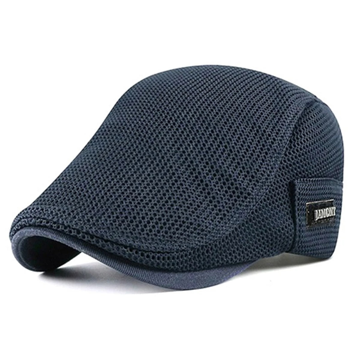 Summer Flat Cap - Breathable Mesh Beret Hat for UV Shielding