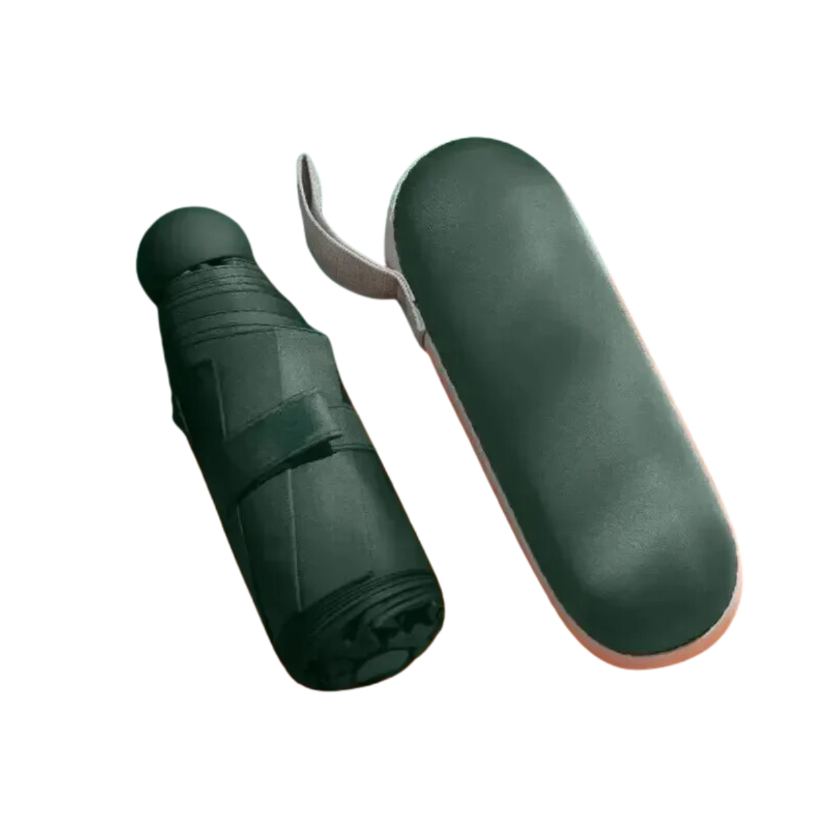 Compact UV Protection Umbrella for Sun and Rain with Carrying Case