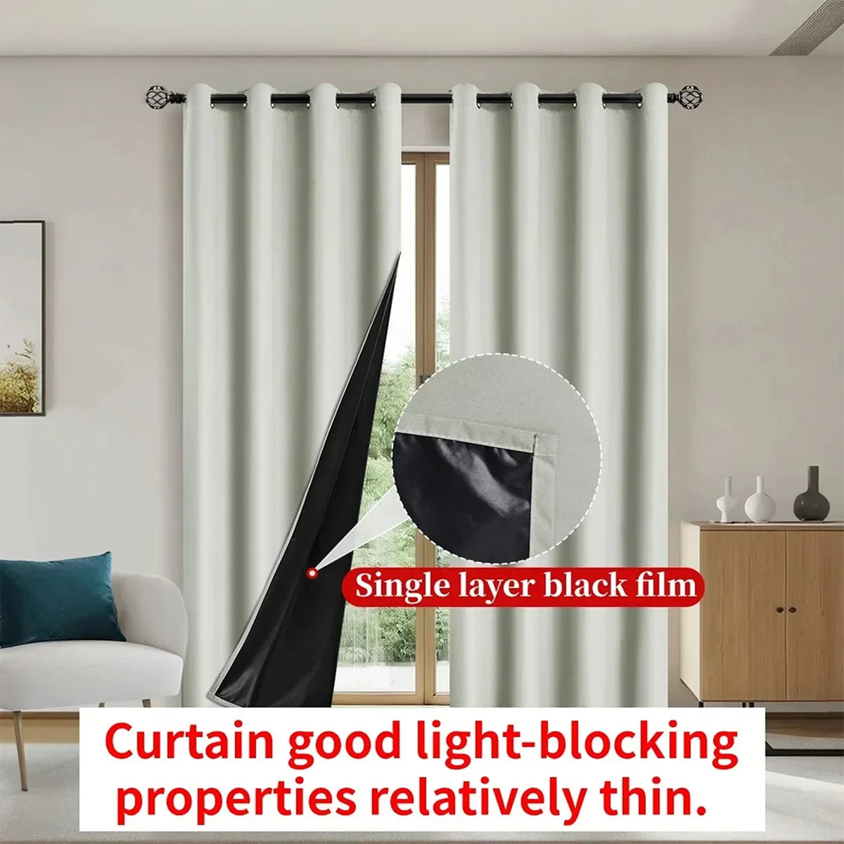 Dark Color Curtain