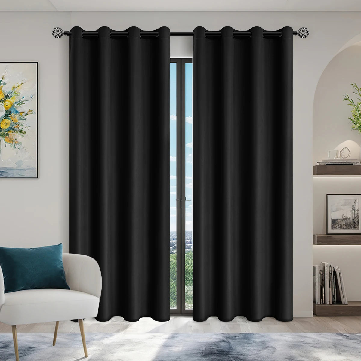 Dark Color Curtain