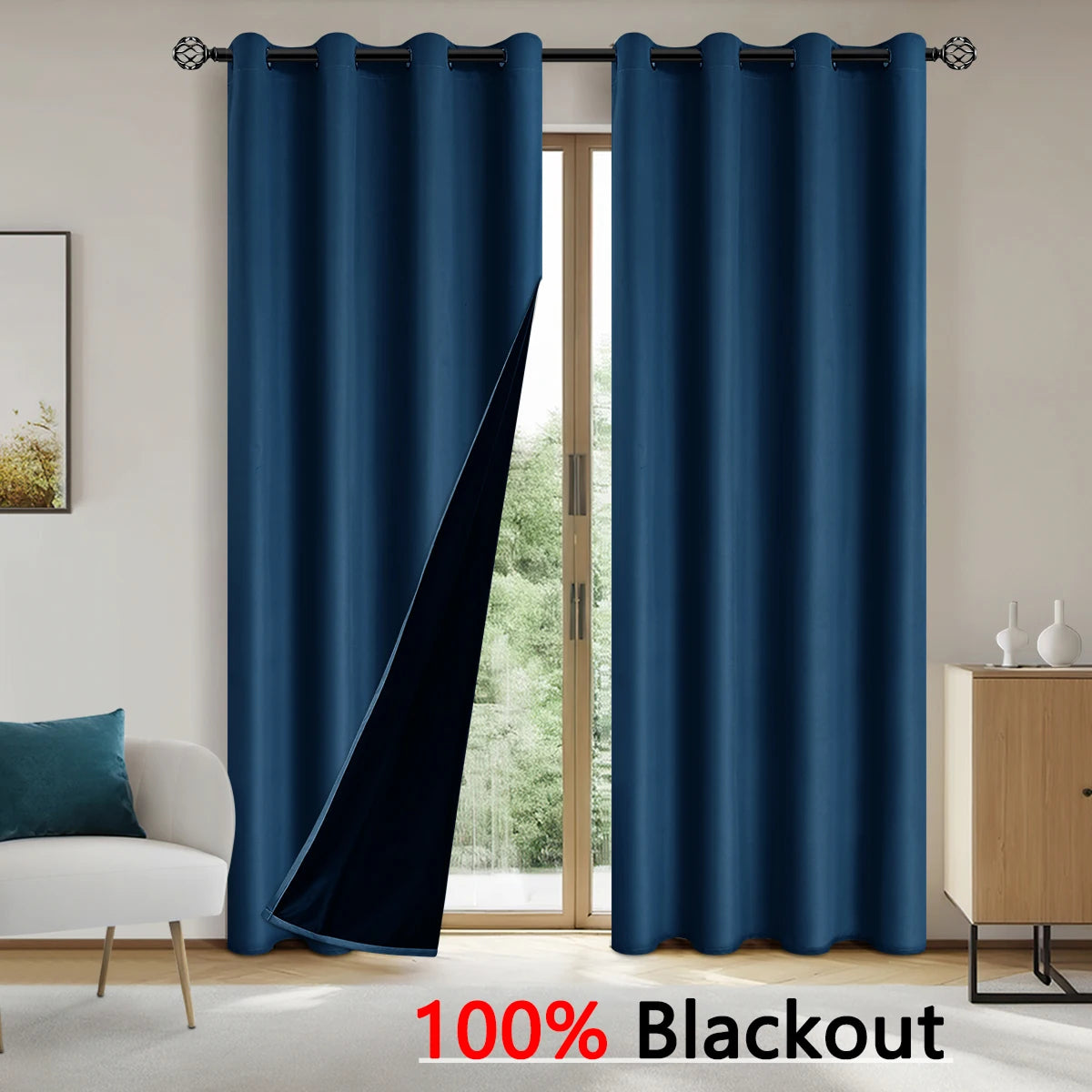 Dark Color Curtain