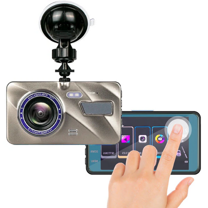 360-Degree Car Dash Camera System with Night Vision & Touchscreen