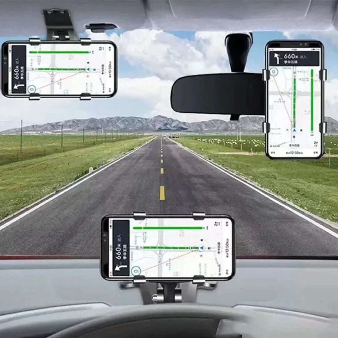 360-Degree Adjustable Car Phone Mount – Hands-Free Navigation Solution