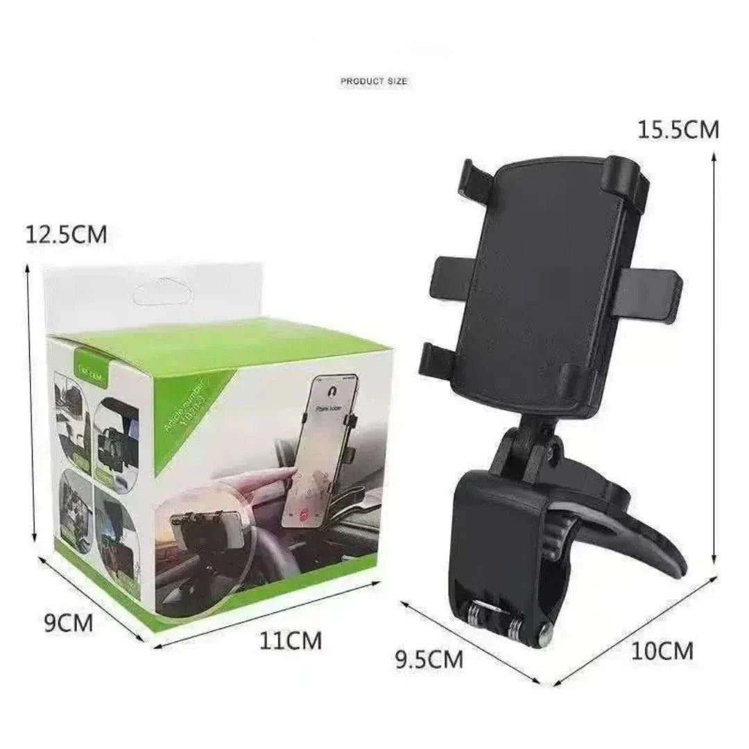 360-Degree Adjustable Car Phone Mount – Hands-Free Navigation Solution