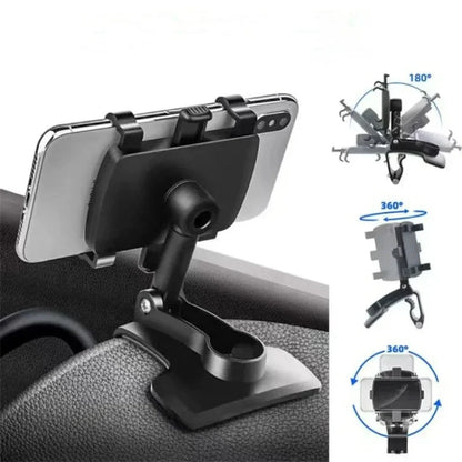 360-Degree Adjustable Car Phone Mount – Hands-Free Navigation Solution