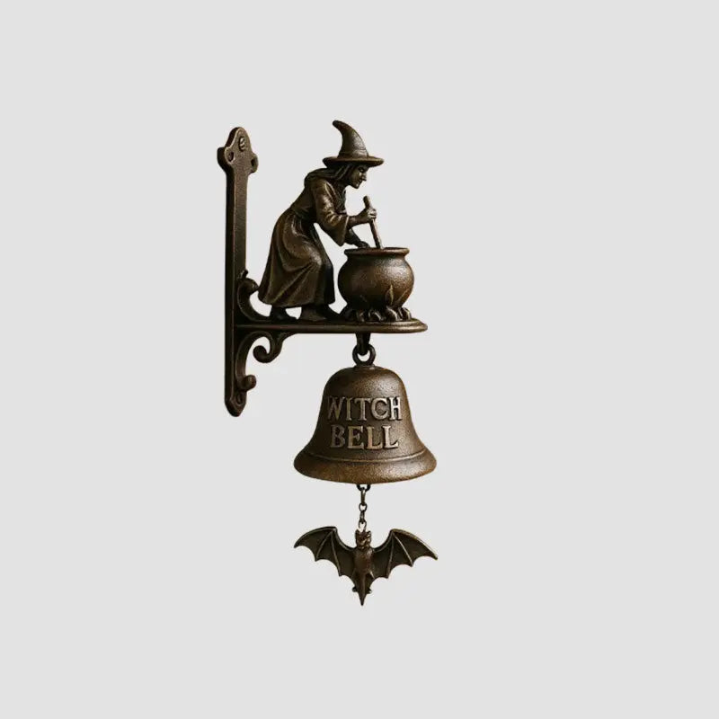 Weatherproof Decorative Doorbell Luna – Antique Witch Design for Indoors and Outdoors