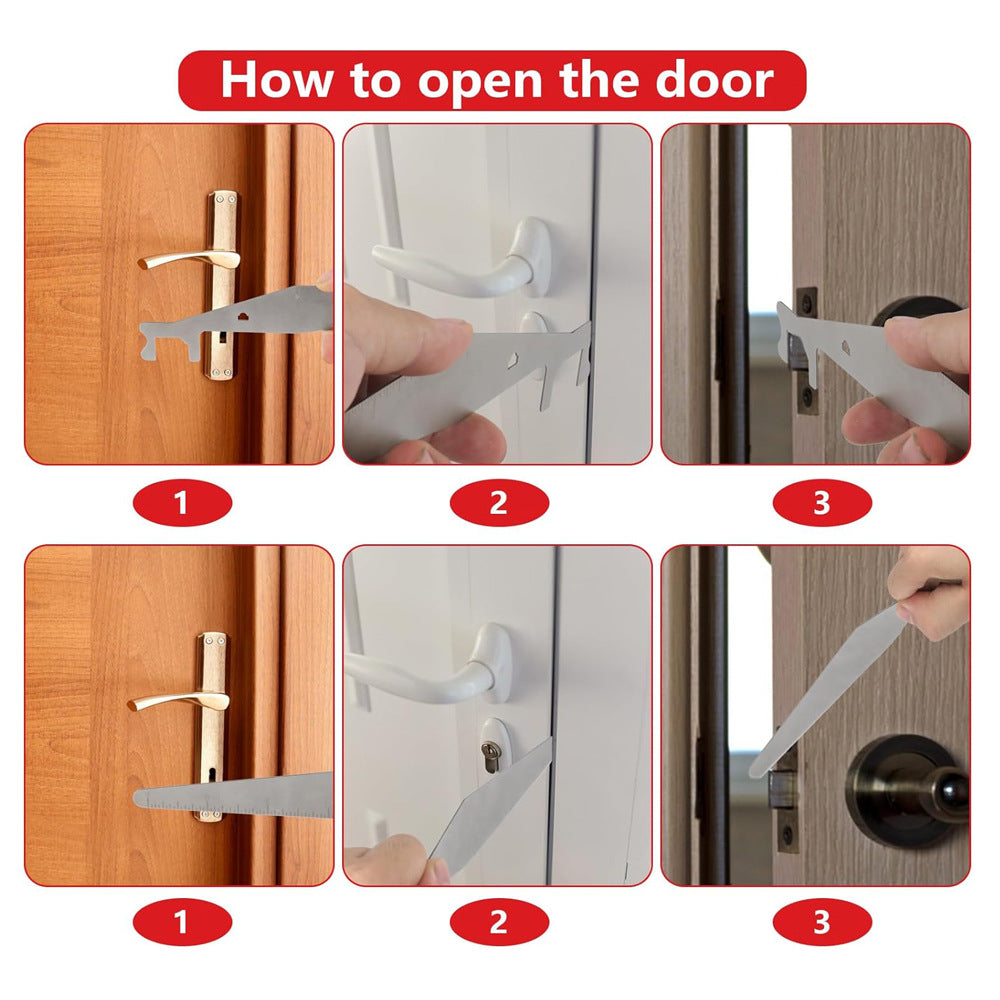 Compact Stainless Steel Access Tool for Authorized Personnel