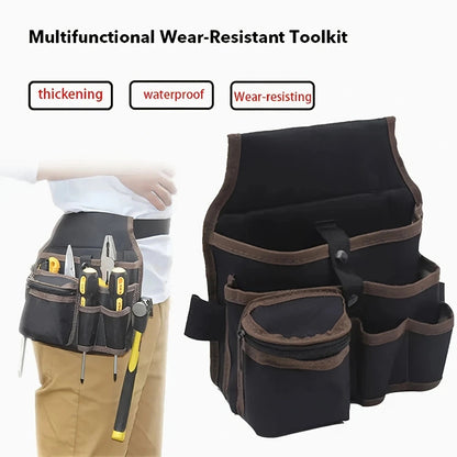 Nylon Tool Belt Pouch – Versatile for Electricians and Craftsmen
