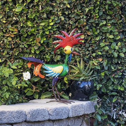 Transform Your Garden with Stunning Handmade Steel Rooster