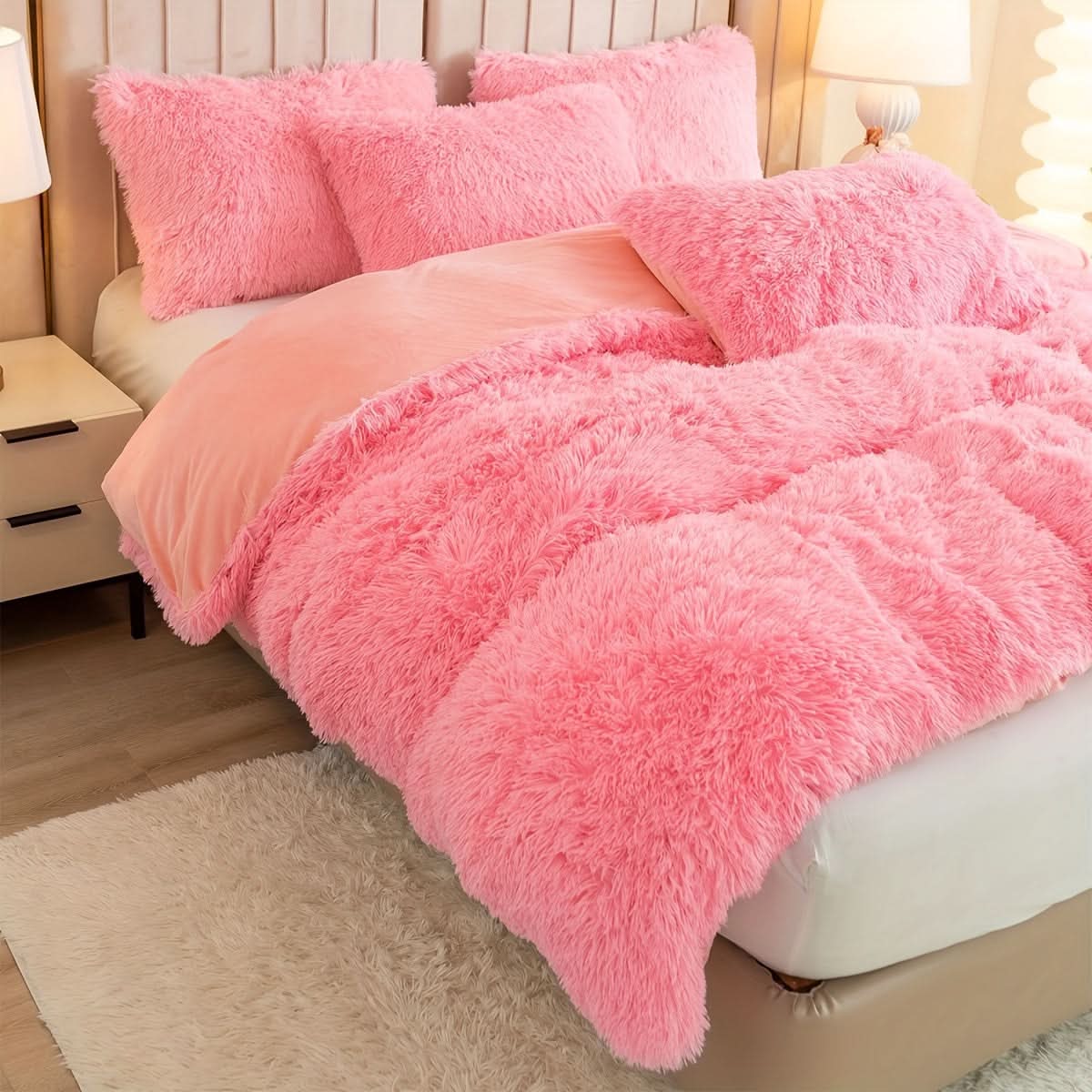 Cozy Multicolor Duvet Cover Set for Bedroom