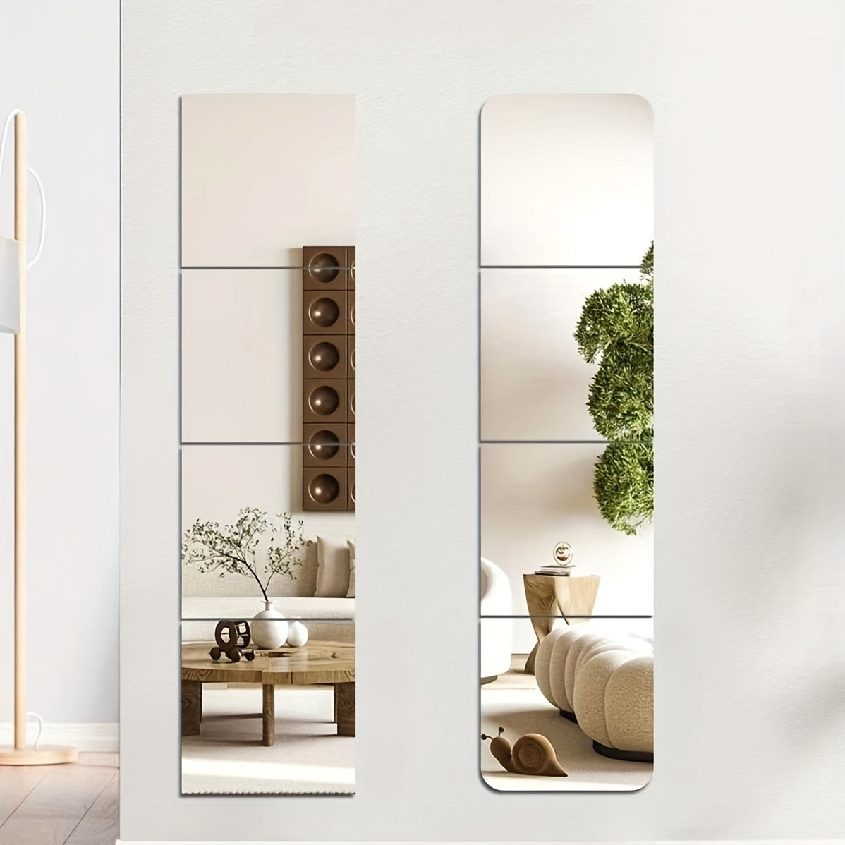 Acrylic Elegance Mirror Set – Shatterproof and Stylish Design