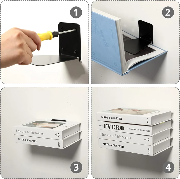 Invisible Floating Bookshelves - Last Day Discount