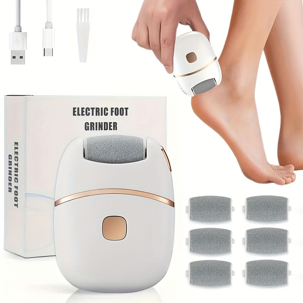 Electric Foot Scrubber Set