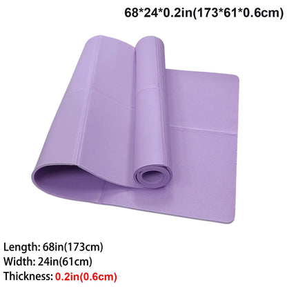 Foldable Yoga Mat | EVA Material | 3–6 mm Thickness | Lightweight & Non-Slip | 173x60 cm
