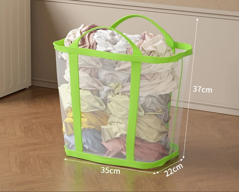 Collapsible Laundry Basket in Air Nylon