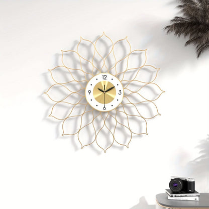 Modern Gold Wall Clock for Stylish Home Decor