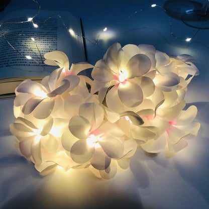 LED Flower Garland – 3m with Warm White Glow for Romantic Decor