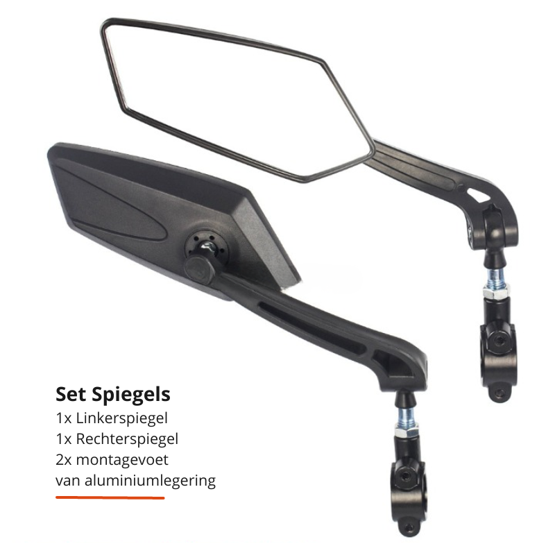 Instant Rear View Mirror for Confident and Safe Cycling