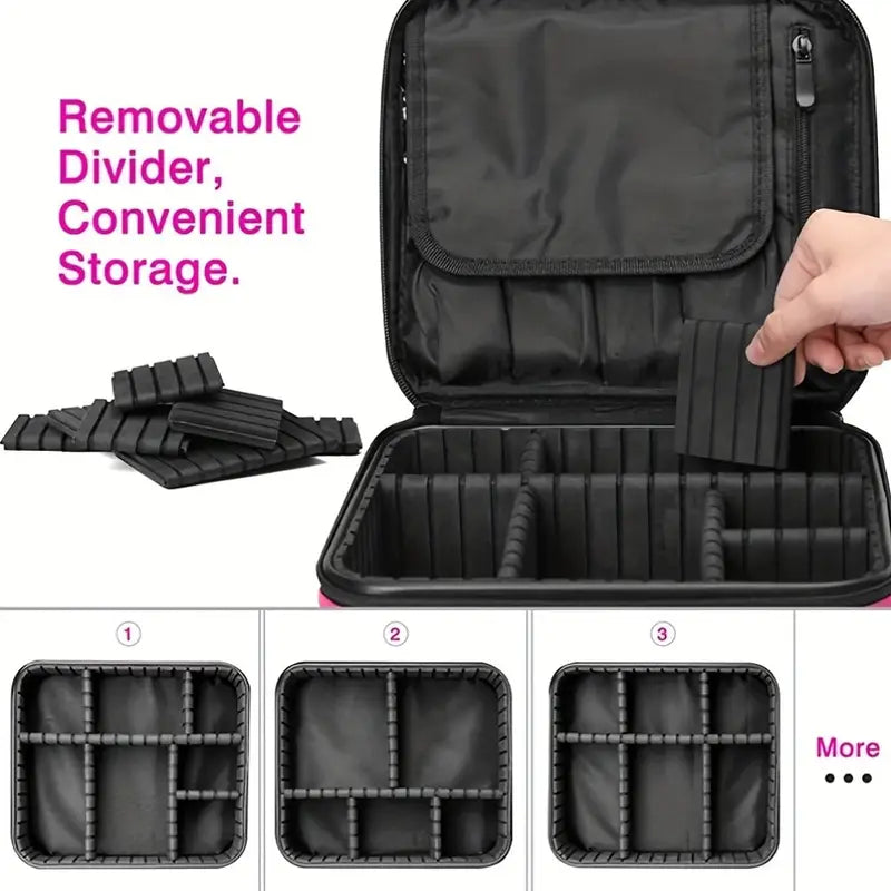 Compact Makeup Organizer for Effortless Travel
