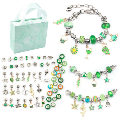 Creative Gemstone Bracelet Kit for Young Artists
