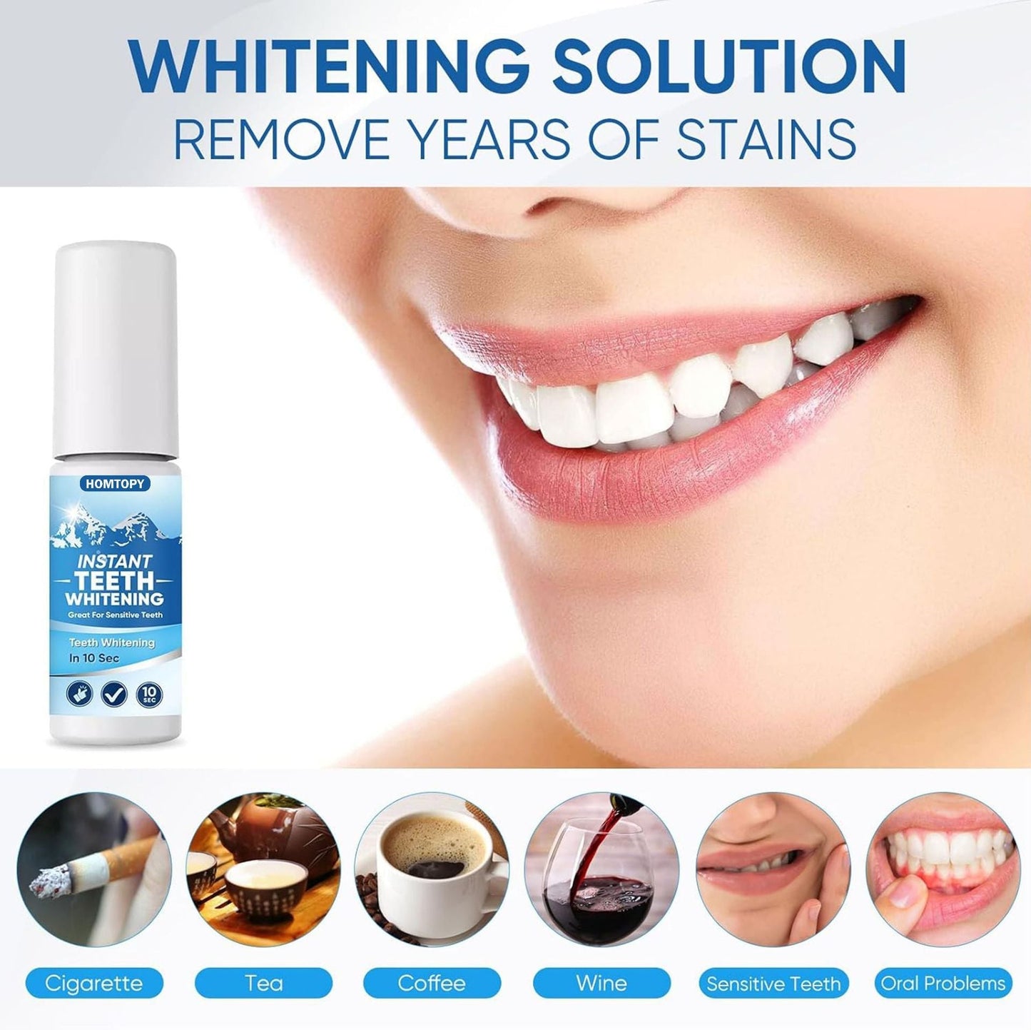 Instant Smile Brightening Serum for Sensitive Teeth