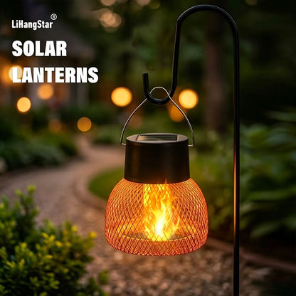 Garden Pendant Lights in Flame Design – Copper Finish