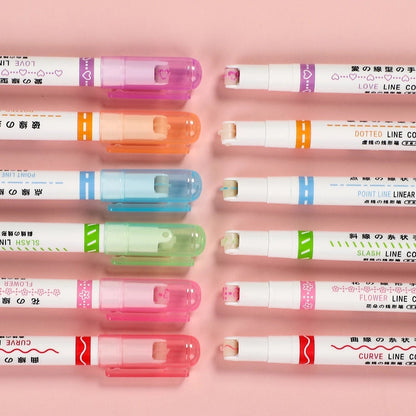 Curved Marker Set for Art Projects