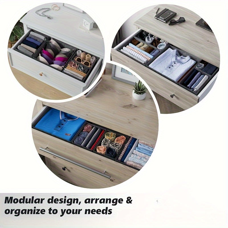 12-Piece Folding Organizer Set for Baby and Kids Clothing – Lightweight and Hygienic, Perfect for Drawers