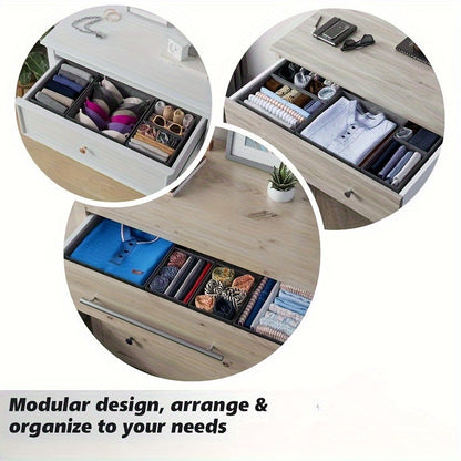 12-Piece Folding Organizer Set for Baby and Kids Clothing – Lightweight and Hygienic, Perfect for Drawers