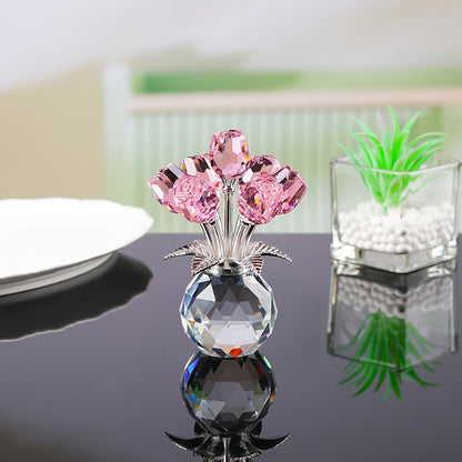 Timeless Sparkling Crystal Rose that Never Fades