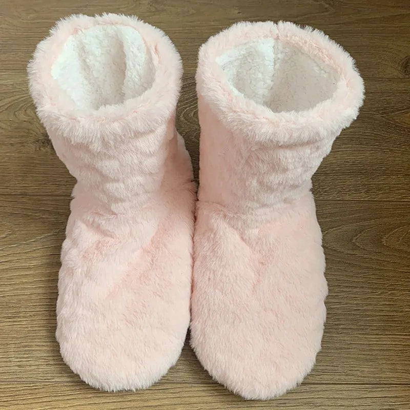 Unisex Winter House Socks | Cozy Fleece-Lined & Non-Slip | Plush Teddy Lining | Christmas & Sleep Socks