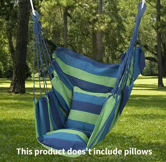Foldable Hammock Chair for Outdoor Use | Stable & Non-Slip | Canvas Swing Seat