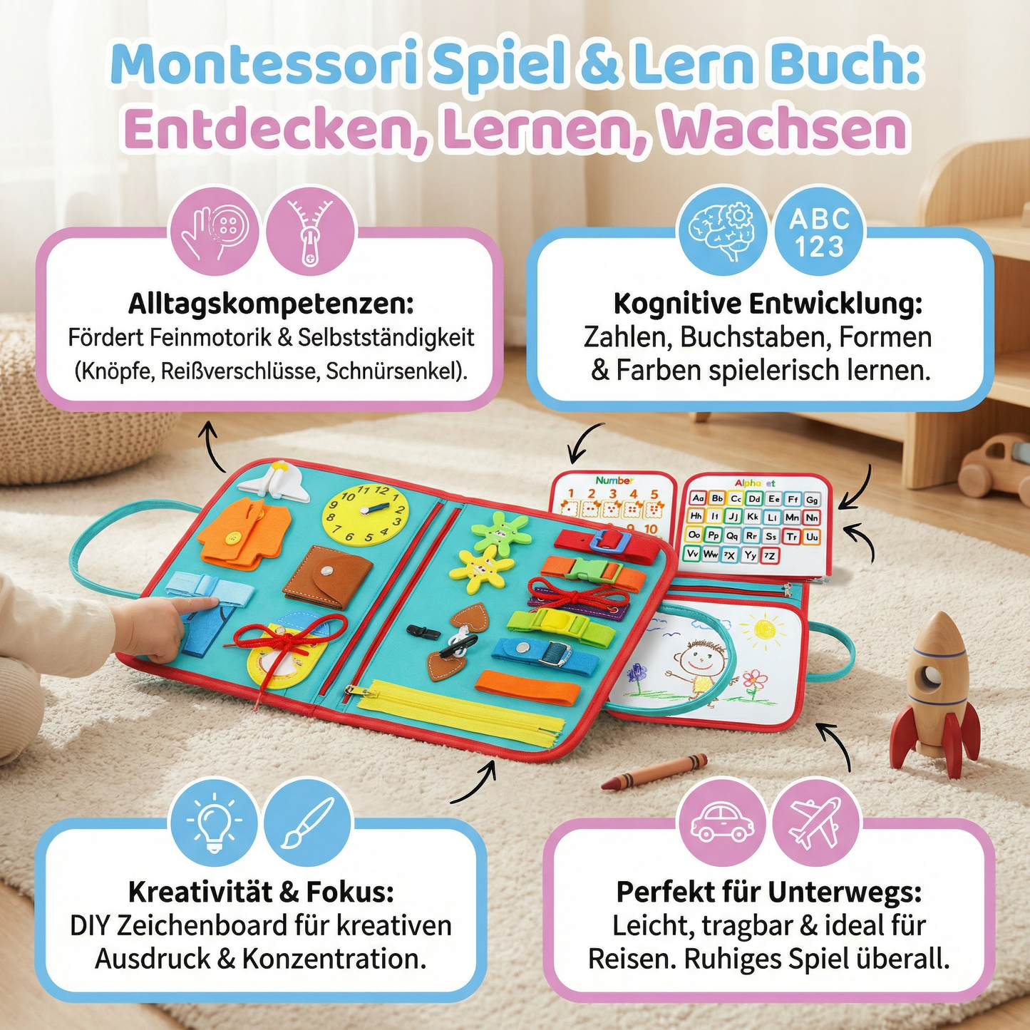 Montessori Learning and Play Book