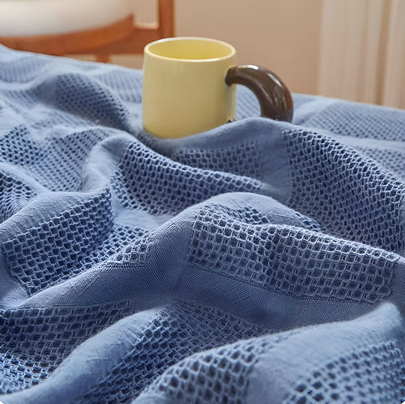Cozy Comfort Year-Round Without Overheating - Waffle Cloud Design