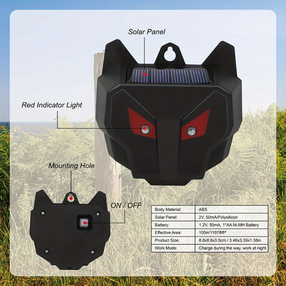 Solar-Powered Animal Deterrent