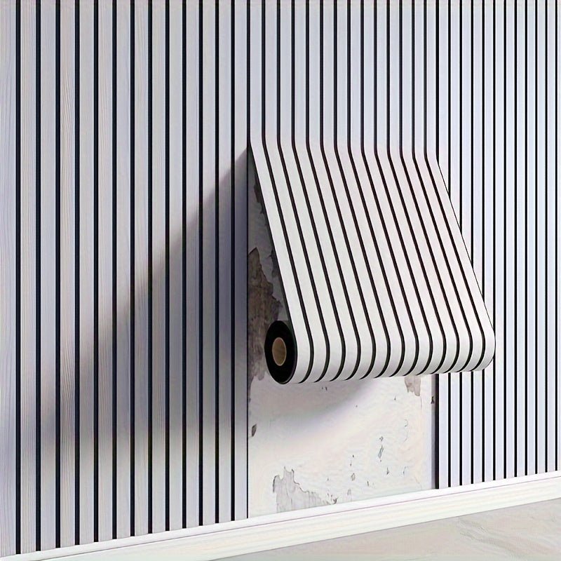 Self-Adhesive 3D PVC Wall Panels in Wood Look with Texture - Easy Installation for Home Renovation