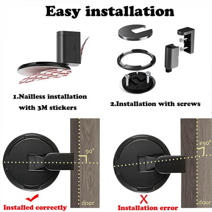 Floor Door Stopper for Quiet Protection & Stability