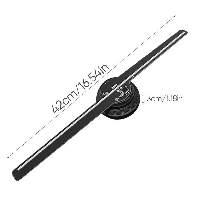 LED Fan Projector with 3D Hologram Display