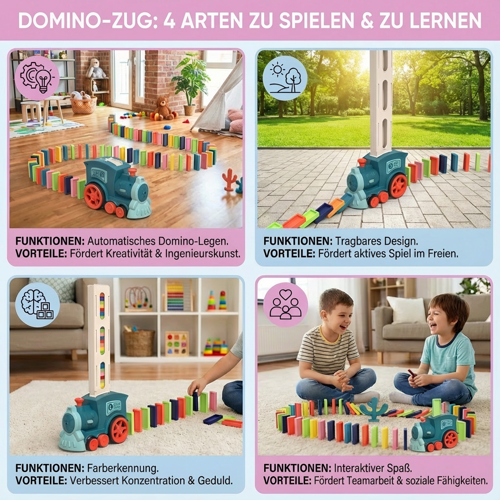 Pulling Domino Set