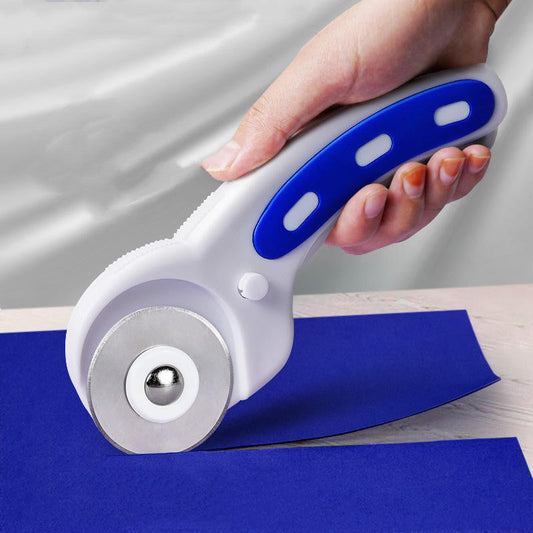 Ergonomic Rotary Cutter | Multi-Functional Cutting Tool | Ideal for Fabric, Leather & Paper