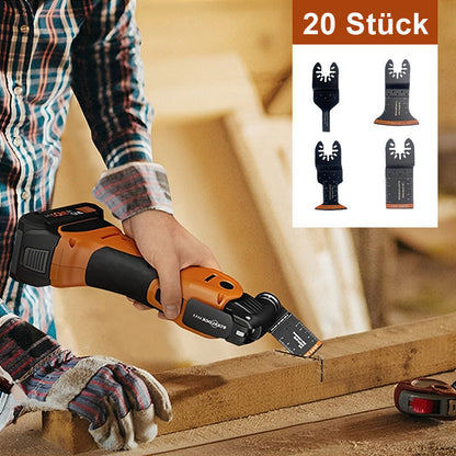 Precision Oscillating Tool Blades Set - 20 Pack for Clean Cuts