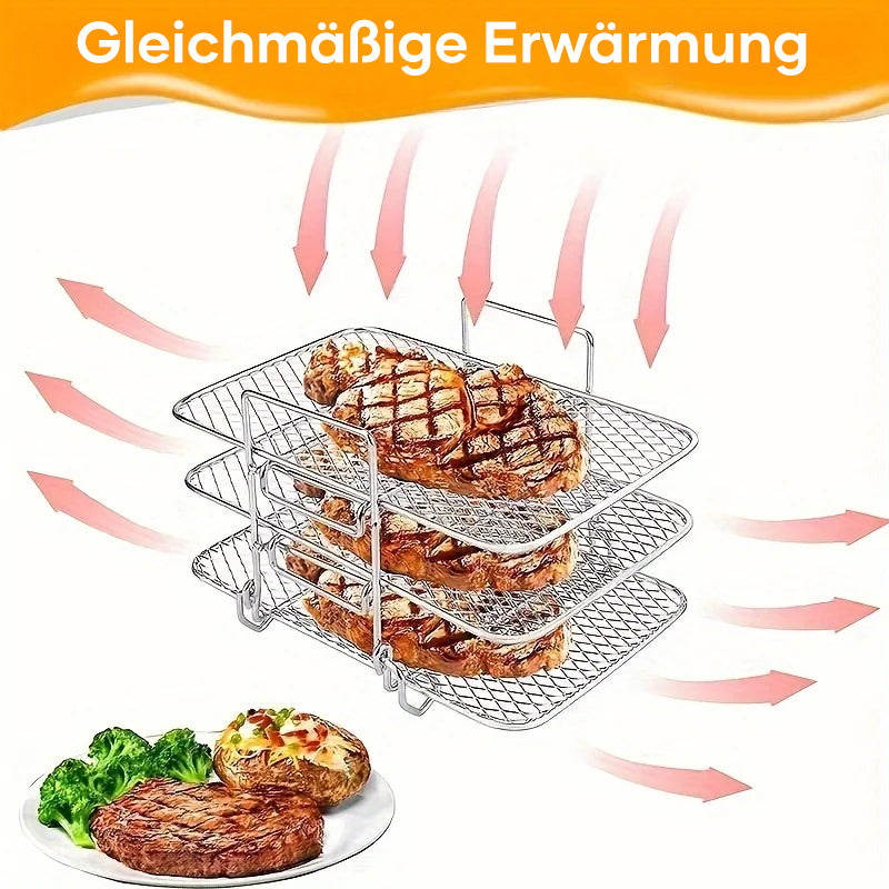 Multi-Layer Stainless Steel Grill - Last Day Discount
