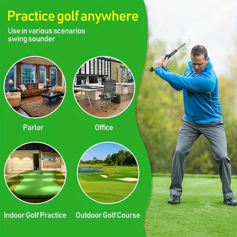Adjustable Golf Swing Training Aid for Improved Technique