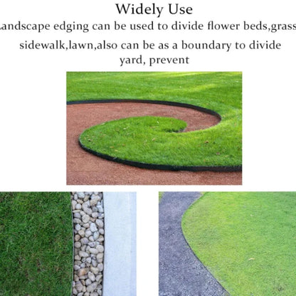 Lawn Edge Border 5m/10m | 5 cm Height | Includes Support Posts