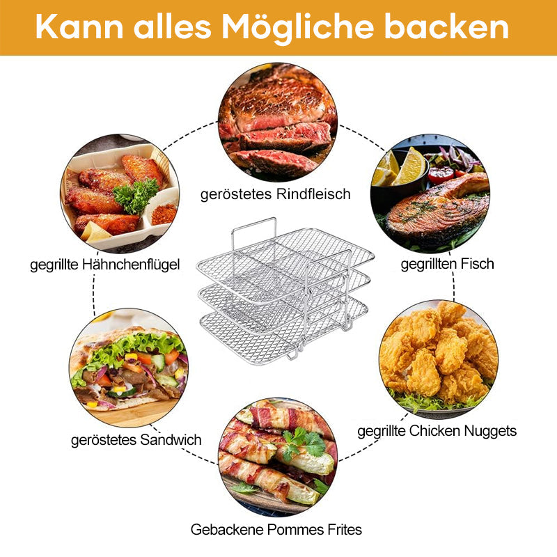 Multi-Layer Stainless Steel Grill - Last Day Discount