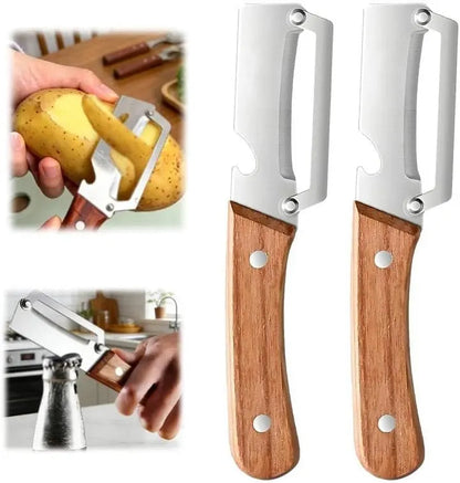 Ultimate 2-in-1 Peeler & Bottle Opener with Ergonomic Grip
