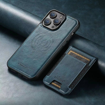 Leather Phone Case with Card Holder and Stand – Compatible with iPhone