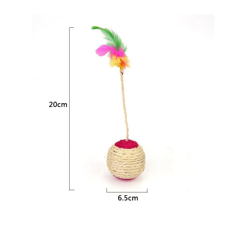 Interactive Ball Toy for Cats - Scratching Play Accessory